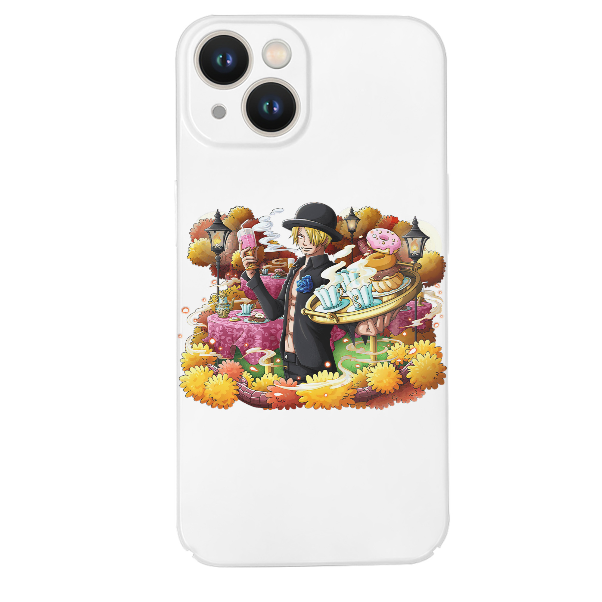 （画像用） ワンピース サンジ ONE PIECE Sanji 【iPhone 14シリーズ対応】ハードケース